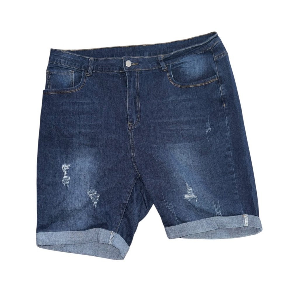SHEIN Curve Women  Denim Shorts